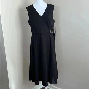 Calvin Klein Faux Wrap Dress